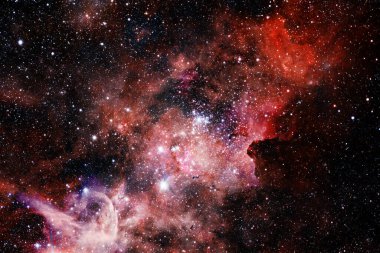 Uzayda inanılmaz güzel bir galaksi. Kara delik. Bu görüntünün elementleri Nasa tarafından döşenmiştir.