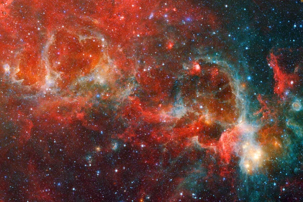 Djuprymdskonst Starfield Stjärnstoft Nebulosa Och Galax Delar Denna Bild Som — Stockfoto