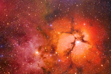Harika galaksi. Bilim kurgu duvar kağıdı. Bu görüntünün elementleri Nasa tarafından döşenmiştir.
