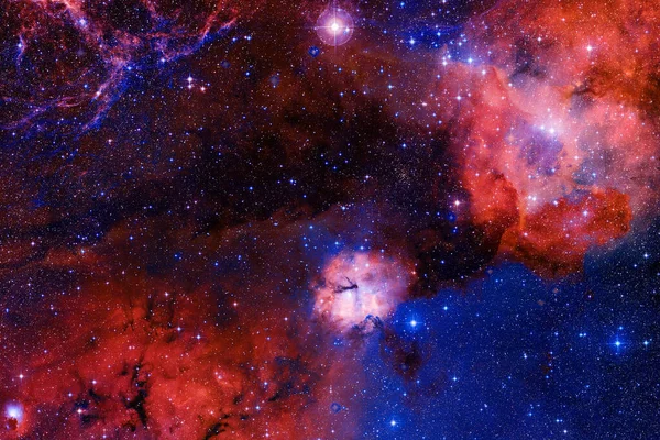 Sonsuz Evrenin Güzelliği Bilim Kurgu Sanatı Görüntünün Elementleri Nasa Tarafından — Stok fotoğraf