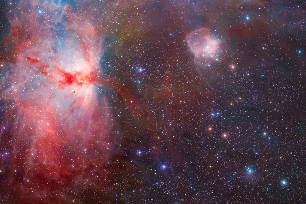 Spazio Infinito Con Nebulose Stelle Elementi Questa Immagine Forniti Dalla — Foto Stock