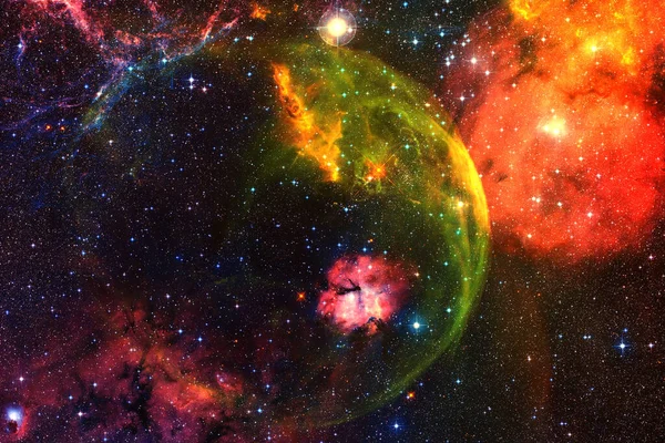 성운와 빛나는 신비한 우주에 Nasa에서 하는이 이미지의 — 스톡 사진