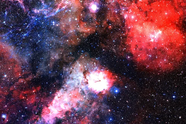 有星云和恒星的无限空间 Nasa提供的图片元素 — 图库照片