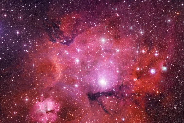 Galaxen Tusentals Ljusår Långt Från Jorden Delar Denna Bild Som — Stockfoto
