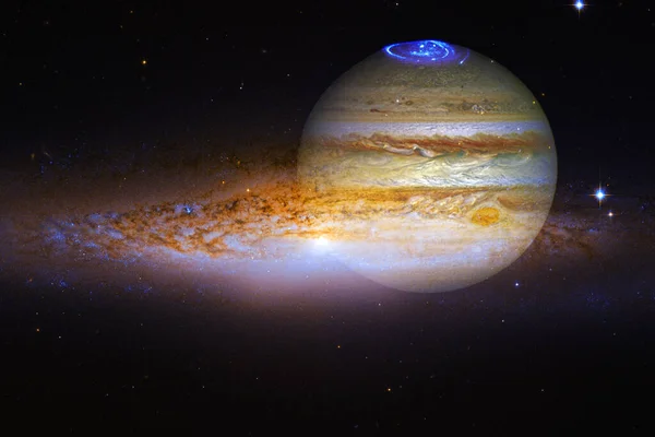 Det Jupiter Fantastiska Planeter Hög Kvalitet Solsystemet Delar Denna Bild — Stockfoto