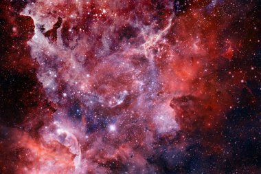 Galaksi, Dünya 'dan binlerce ışık yılı uzakta. Bu görüntünün elementleri Nasa tarafından döşenmiştir.