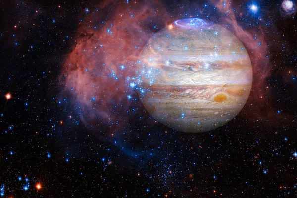 Юпітер Надзвичайна Якість Планет Сонячної Системи Елементи Цього Боввана Надані — стокове фото