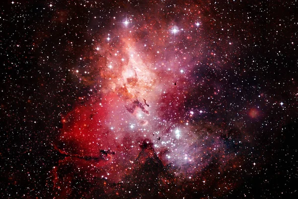 远离地球好几光年的外太空星域 Nasa提供的图片元素 — 图库照片
