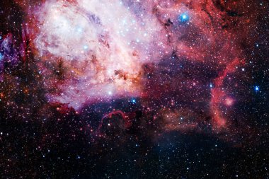 Sonsuz evrenin güzelliği. Bilim kurgu sanatı. Bu görüntünün elementleri Nasa tarafından döşenmiştir.