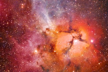 Harika galaksi. Bilim kurgu duvar kağıdı. Bu görüntünün elementleri Nasa tarafından döşenmiştir.