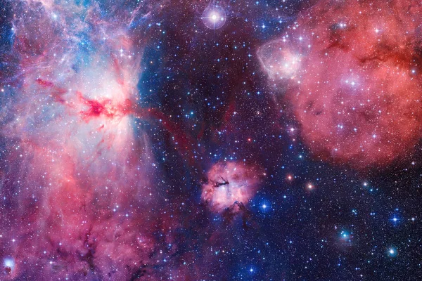 Derin Uzay Sanatı Starfield Yıldız Tozu Nebula Galaksi Görüntünün Elementleri — Stok fotoğraf