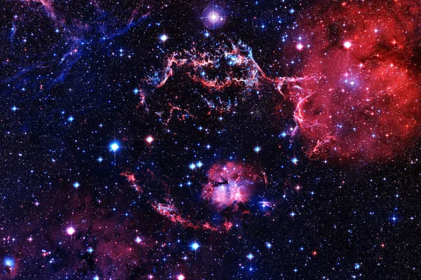 Nebulosas Estrellas Espacio Exterior Brillante Universo Misterioso Elementos Esta Imagen — Foto de Stock