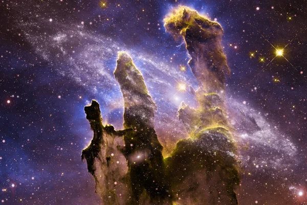 Galaxie Des Milliers Années Lumière Terre Éléments Cette Image Fournis — Photo