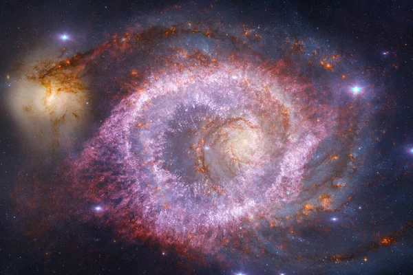 Nieskończona Przestrzeń Mgławicami Gwiazdami Elementy Tego Obrazu Dostarczone Przez Nasa — Zdjęcie stockowe