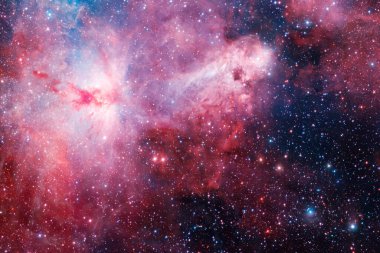 Harika galaksi. Bilim kurgu duvar kağıdı. Bu görüntünün elementleri Nasa tarafından döşenmiştir.