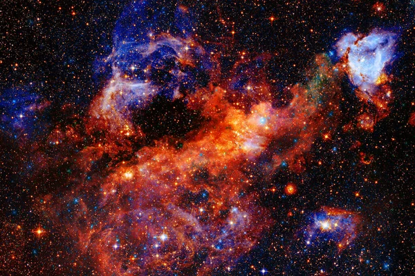 Nebulák Galaxisok Csillagok Gyönyörű Összetételben Remek Ujjlenyomat Tapétának Elemei Ezt — Stock Fotó