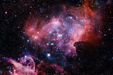 Galaksi uzayda. Bu görüntünün elementleri NASA tarafından döşenmiştir