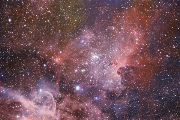 Nebulas Galassie Stelle Bella Composizione Stampa Impressionante Carta Parati Elementi — Foto Stock