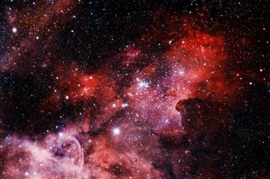 Harika galaksi. Bilim kurgu duvar kağıdı. Bu görüntünün elementleri Nasa tarafından döşenmiştir.