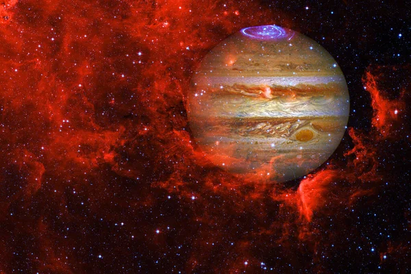 Юпитер Удивительное Качество Планет Солнечной Системы Элементы Этого Изображения Предоставлены — стоковое фото