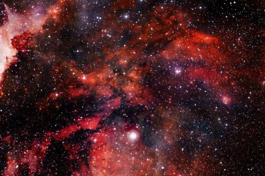 Galaksi, Dünya 'dan binlerce ışık yılı uzakta. Bu görüntünün elementleri Nasa tarafından döşenmiştir.