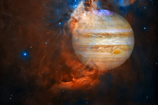 Det Jupiter Fantastiska Planeter Hög Kvalitet Solsystemet Delar Denna Bild — Stockfoto