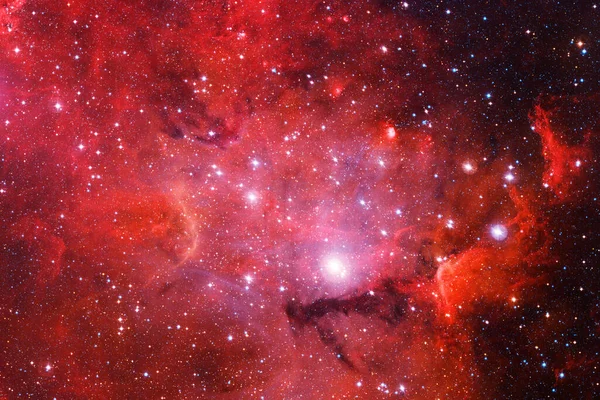 Σκηνή Του Σύμπαντος Αστέρια Και Γαλαξίες Στο Βαθύ Διάστημα Δείχνει — Φωτογραφία Αρχείου