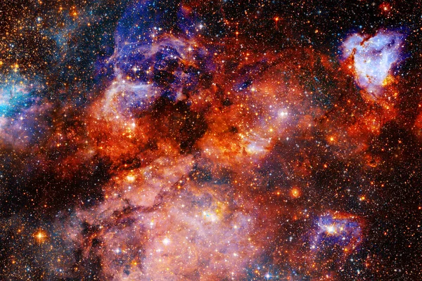 深空中的星团 银河系的银河 Nasa提供的图片元素 — 图库照片