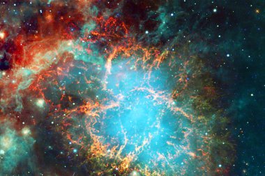 Uzay boşluğu. Bilim kurgu evreni. Bu görüntünün elementleri NASA tarafından desteklenmektedir