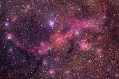 Starfield. Kozmos sanatı. Bu görüntünün elementleri NASA tarafından desteklenmektedir.