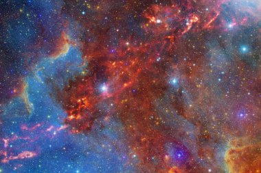 Dış uzay, kozmik manzara. Nebula. Bu görüntünün elementleri NASA tarafından desteklenmektedir.