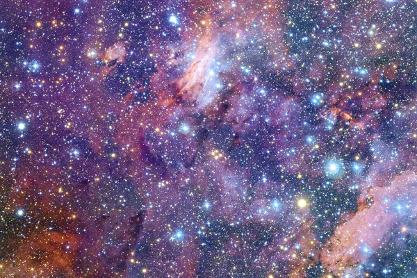 Univers Sans Fin Avec Étoiles Galaxies Dans Espace Art Cosmique — Photo