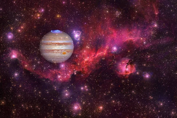 Det Jupiter Solsystemet Kosmos Konst Delar Denna Bild Tillhandahålls Nasa — Stockfoto
