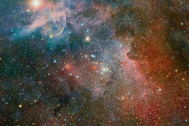 Uzay boşluğu. Bilim kurgu evreni. Bu görüntünün elementleri NASA tarafından desteklenmektedir