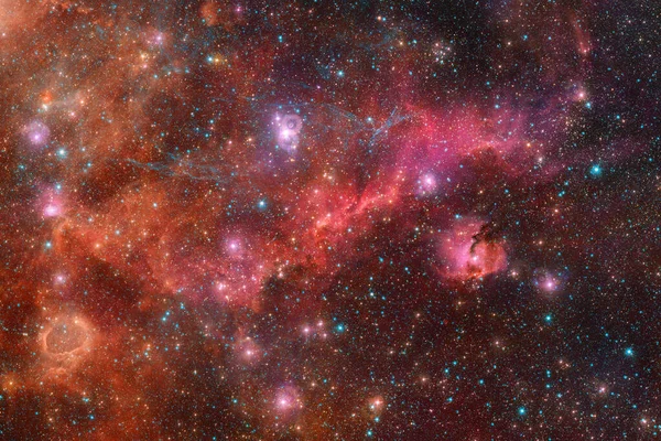 Bella Galassia Qualche Parte Nello Spazio Profondo Carta Parati Cosmica — Foto Stock