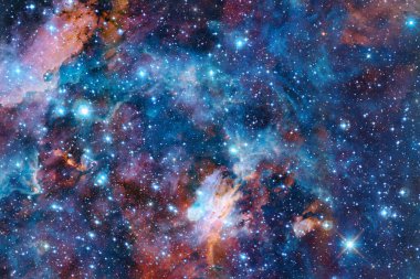 Starfield. Kozmos sanatı. Bu görüntünün elementleri NASA tarafından desteklenmektedir.
