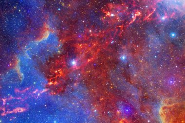 Starfield. Kozmos sanatı. Bu görüntünün elementleri NASA tarafından desteklenmektedir.