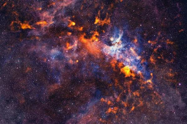 Dış Uzay Sanatı Starfield Harika Bir Nebula Görüntünün Elementleri Nasa — Stok fotoğraf