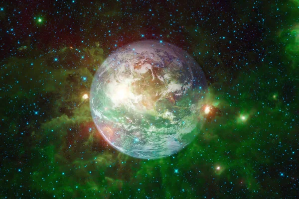 Planet Erde Science Fiction Tapete Elemente Dieses Von Der Nasa — Stockfoto