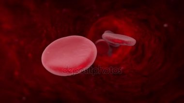 Kan hücresi mutasyon. AIDS. Kan kanseri (Onkoloji, lösemi, anemi, hemofili). 3D animasyon