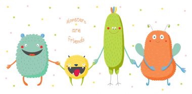 Sevimli Canavarlar elele