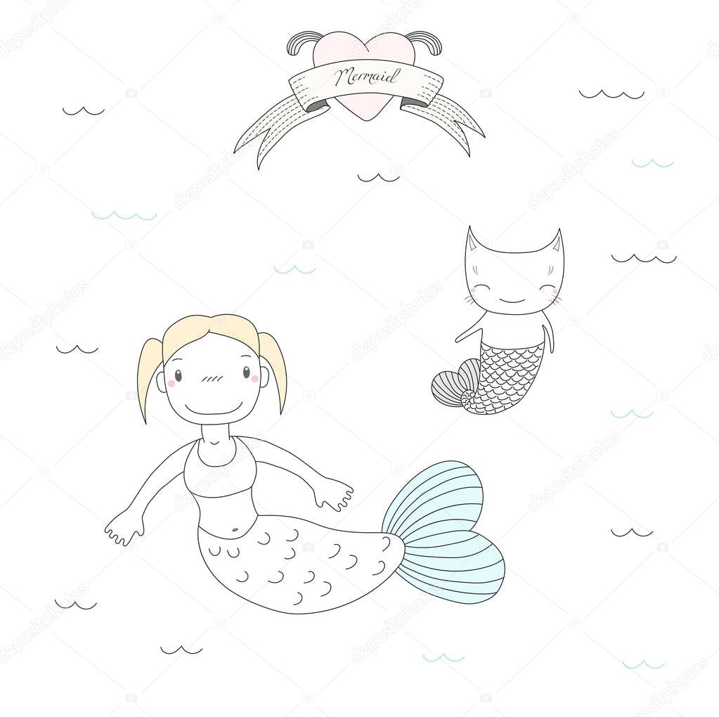 Mermaids and cats