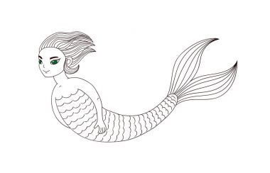 Kısa saçlı deniz kızı