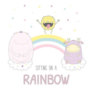 sevimli çizgi canavarlar