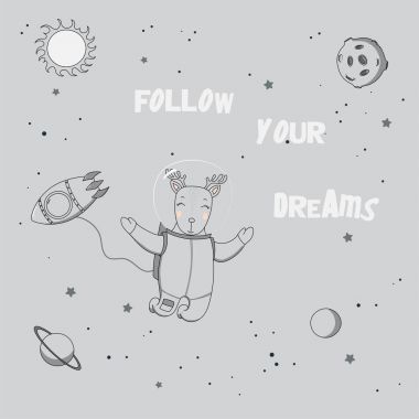 hayvan astronot uzayda