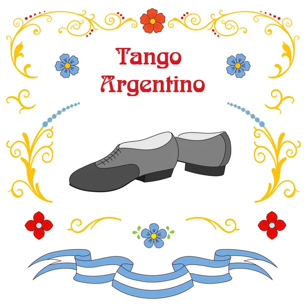 Argentinské tango plakát — Stockový vektor