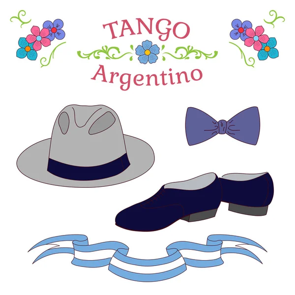 Affiche argentine tango — Image vectorielle