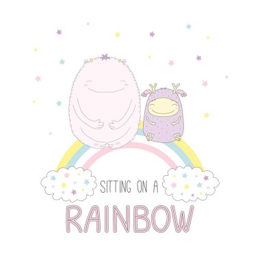 sevimli çizgi canavarlar