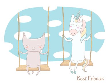 Sevimli çizgi film hayvanları