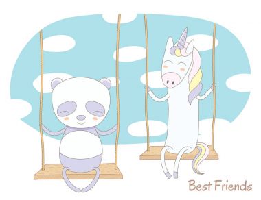 Sevimli çizgi film hayvanları